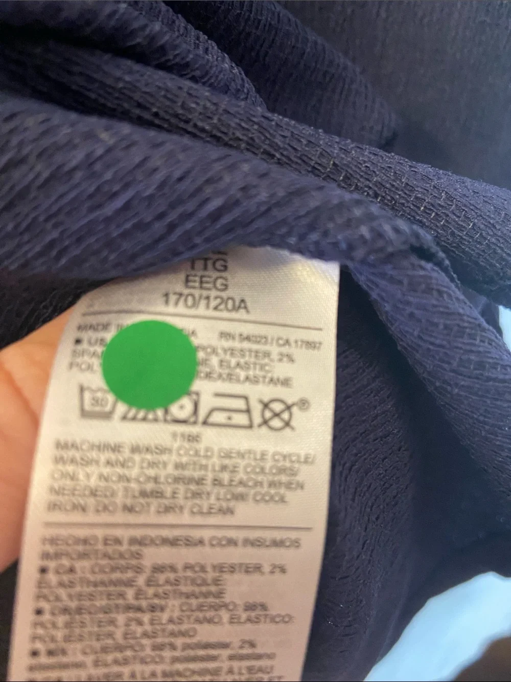 Old Navy navy blue Smocked Tank Dress NWT
